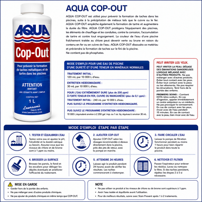 Cop Out – Séquestrant piscine | Aqua Fibre Innovation