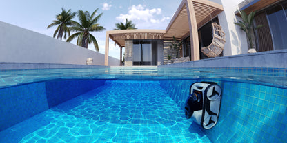 MOOV InverX M45XC – Robot Nettoyeur Sans Fil pour Piscine Creusée