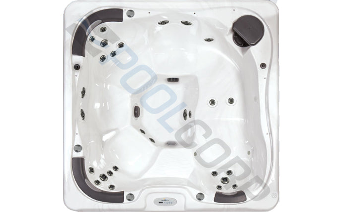 Equinox Spas EQ630L – Spa 5 places Marbre Argenté avec cabinet noir