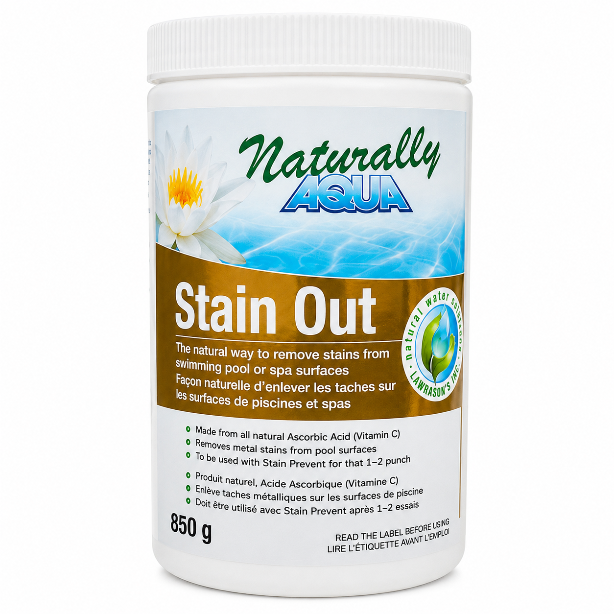Stain Out – Éliminateur de taches minérales (850 g)